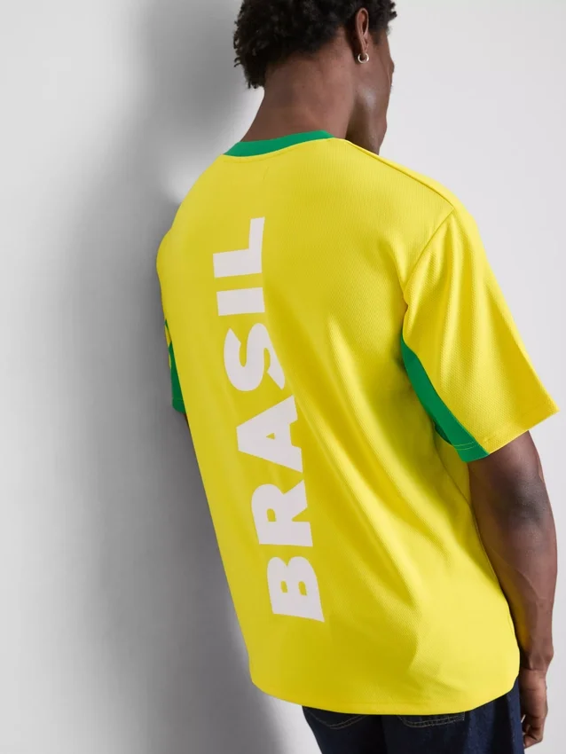 Brazil kortærmet mesh-T-shirt