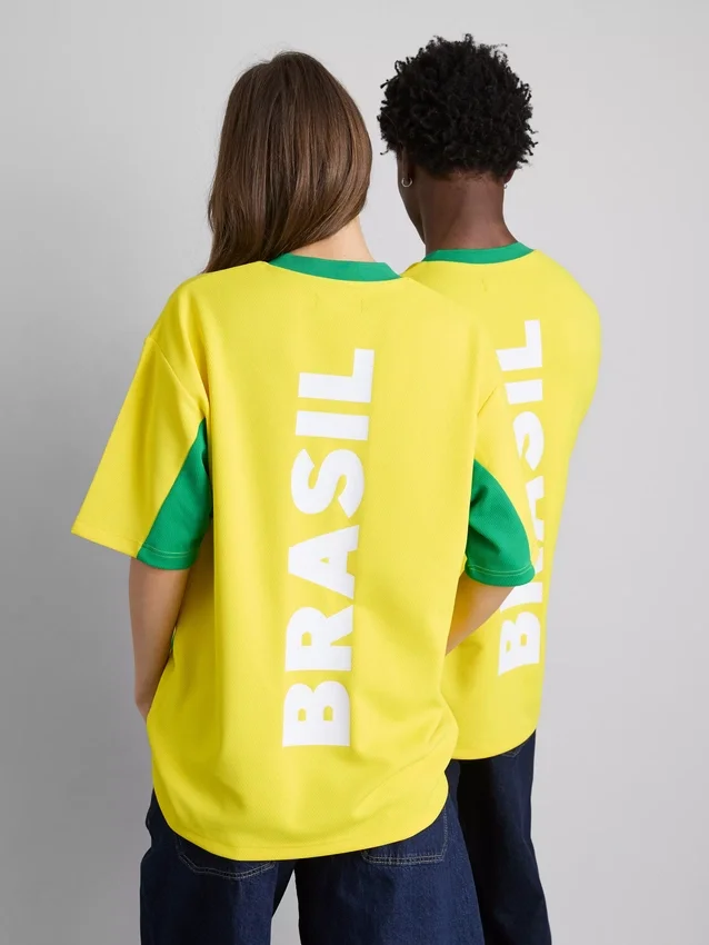 Brazil kortærmet mesh-T-shirt