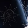 Broderede sol-shorts