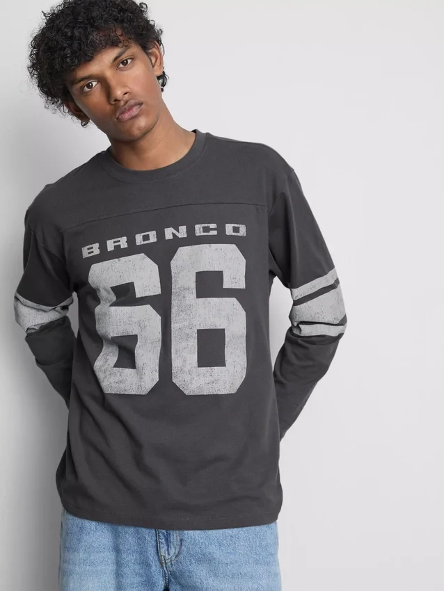 Bronco langærmet T-shirt