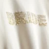 Brudekjole-sweatshirt med broderi og pailletter