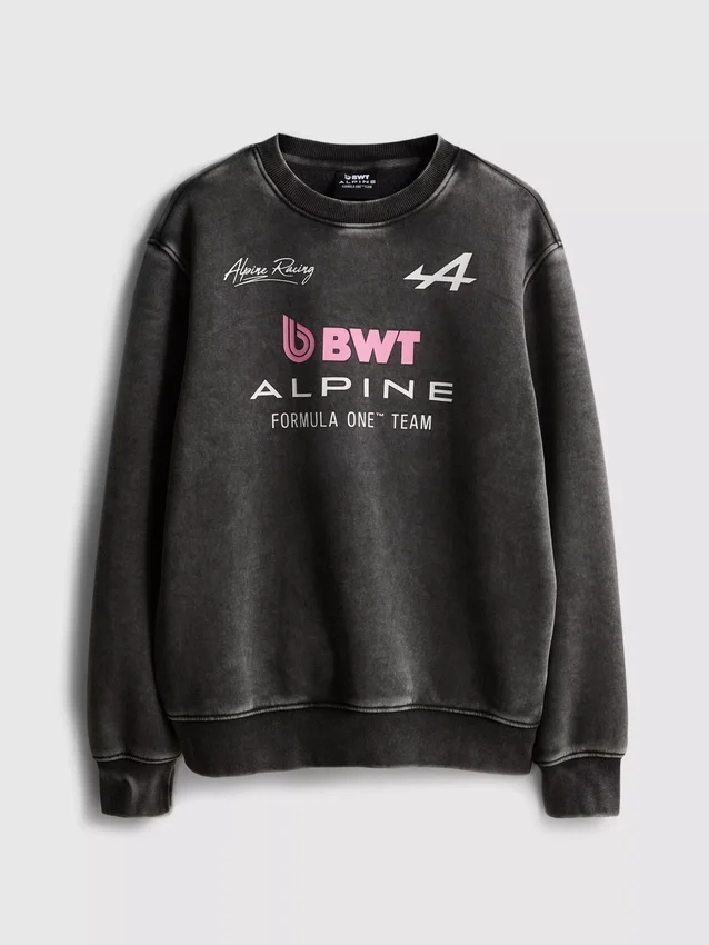 Bwt Alpine Formula One Team-sweatshirt med grafisk print