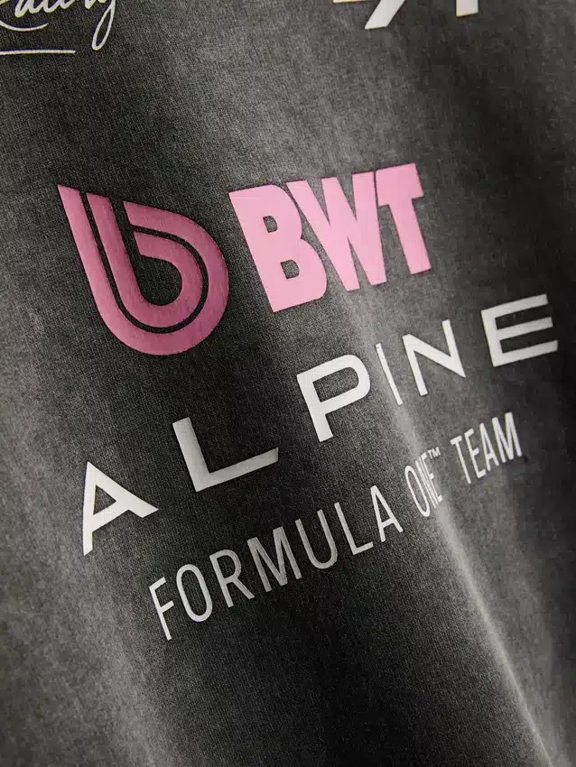 Bwt Alpine Formula One Team-sweatshirt med grafisk print