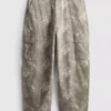 Camo-cargobukser