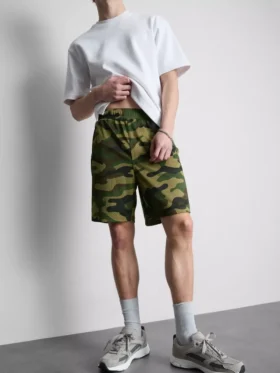 Camo-mesh-shorts