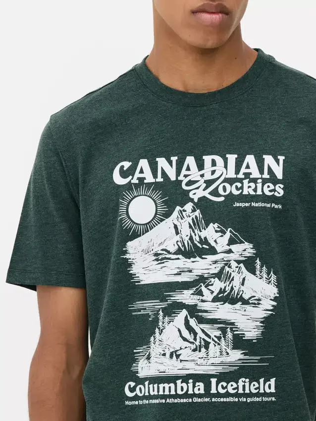 Canadian Rockies kortærmet T-shirt