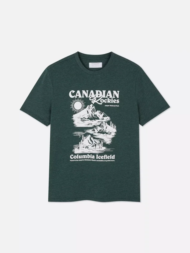 Canadian Rockies kortærmet T-shirt