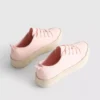 Canvas-jute-sneakers med flad sål