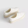 Canvas-jute-sneakers med flad sål