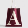 Canvas-tote med initialer