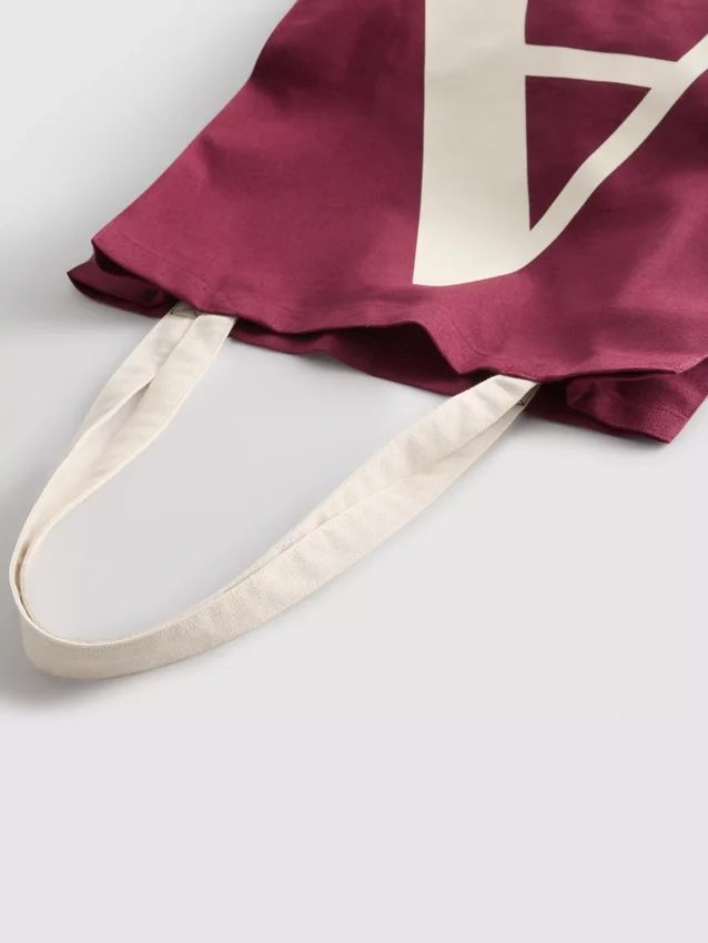 Canvas-tote med initialer