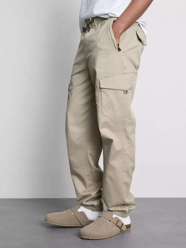 Cargo-joggingbukser med opsmøg