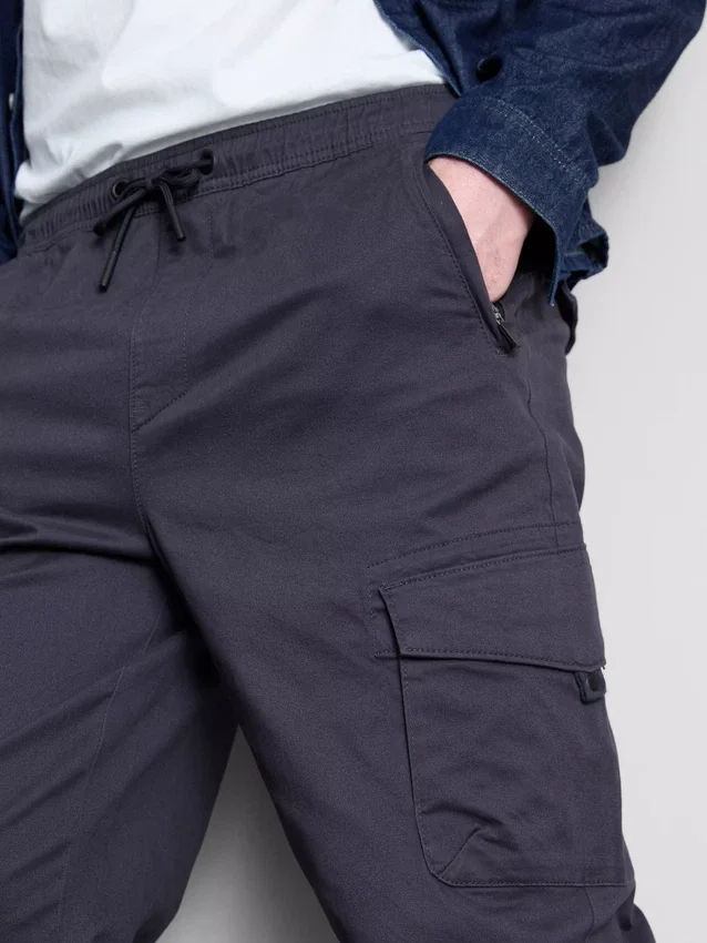 Cargo-joggingbukser med opsmøg