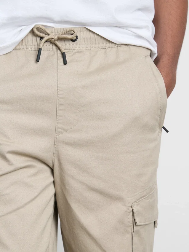 Cargo-joggingbukser med opsmøg