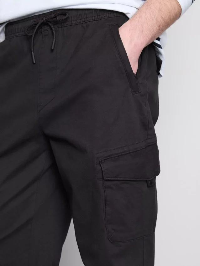 Cargo-joggingbukser med opsmøg
