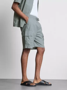 Cargo-shorts i linneblanding