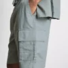 Cargo-shorts i linneblanding
