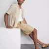Cargo-shorts i linneblanding