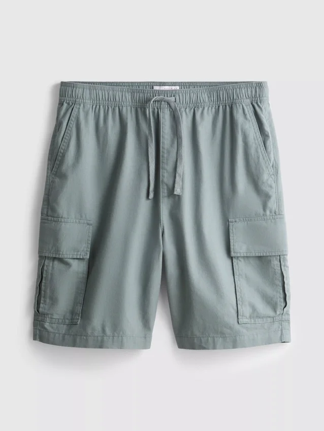 Cargo-shorts i linneblanding