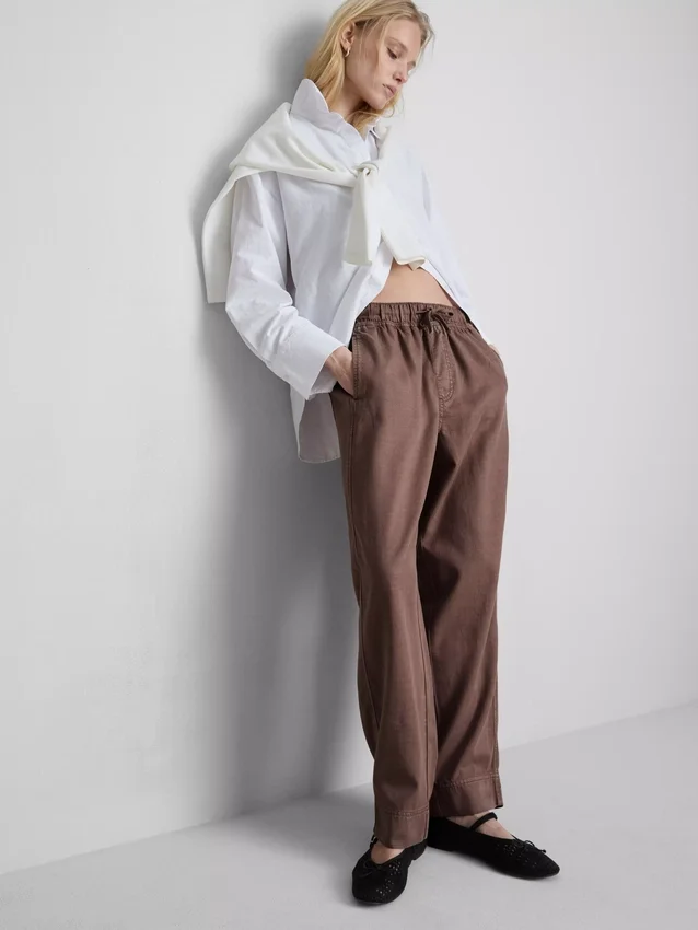 Casual joggingbukser i bomuldsblanding