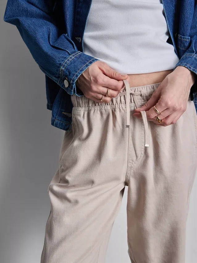 Casual joggingbukser i bomuldsblanding