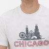Chicago-T-shirt med korte ærmer