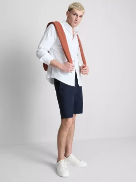 Chino-shorts med højt bomuldsindhold
