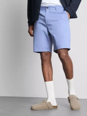 Chino-shorts med højt bomuldsindhold