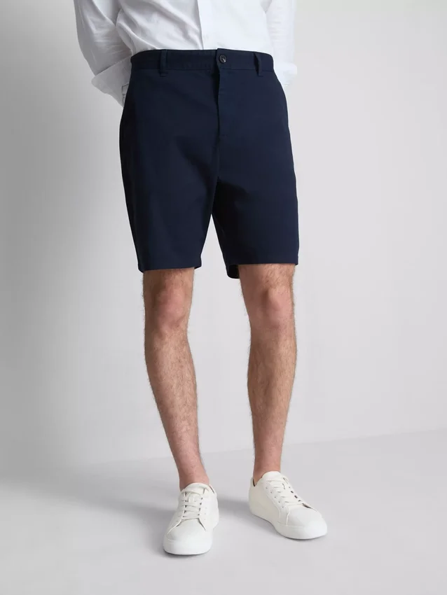Chino-shorts med højt bomuldsindhold