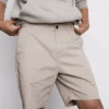 Chino-shorts med højt bomuldsindhold