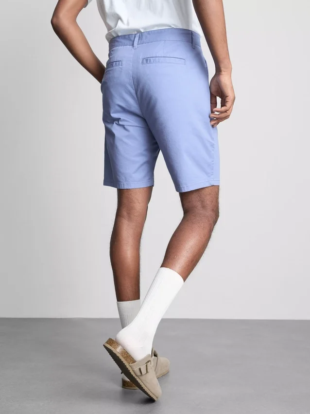Chino-shorts med højt bomuldsindhold