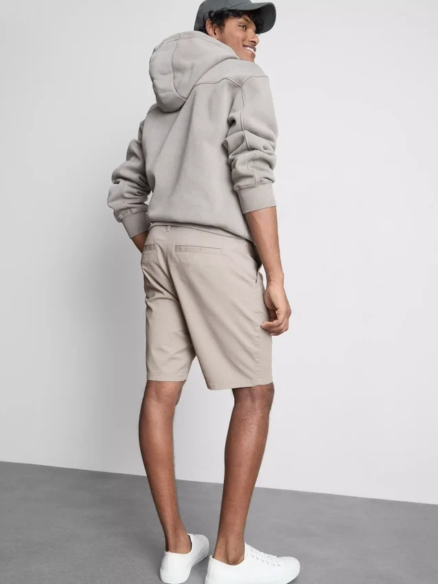 Chino-shorts med højt bomuldsindhold