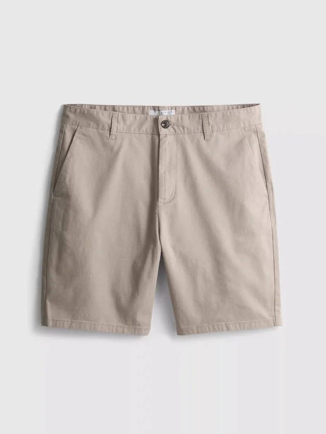Chino-shorts med højt bomuldsindhold