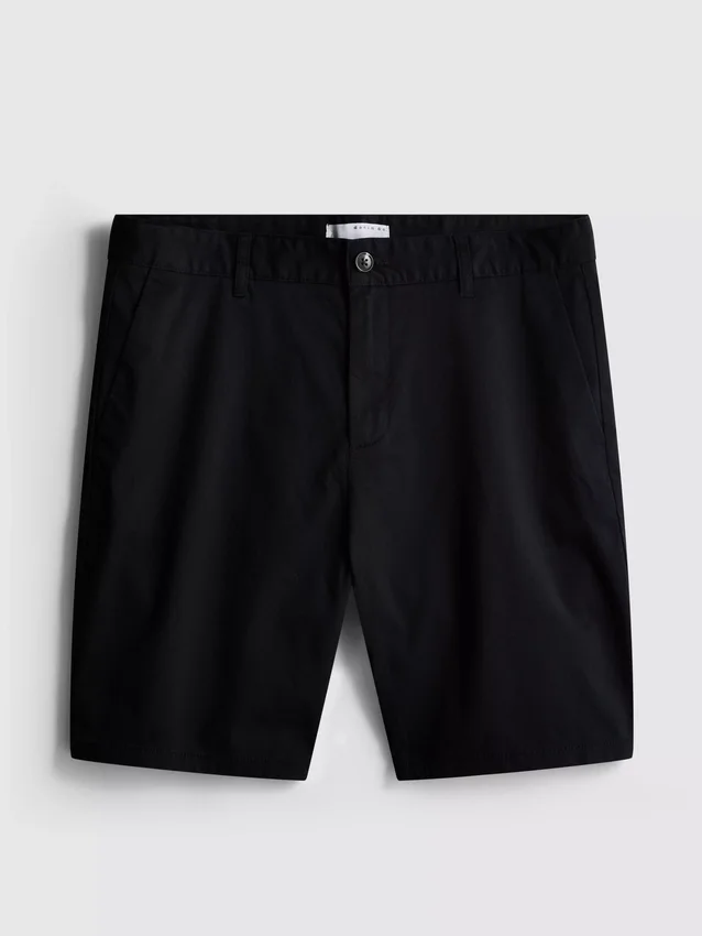 Chino-shorts med højt bomuldsindhold