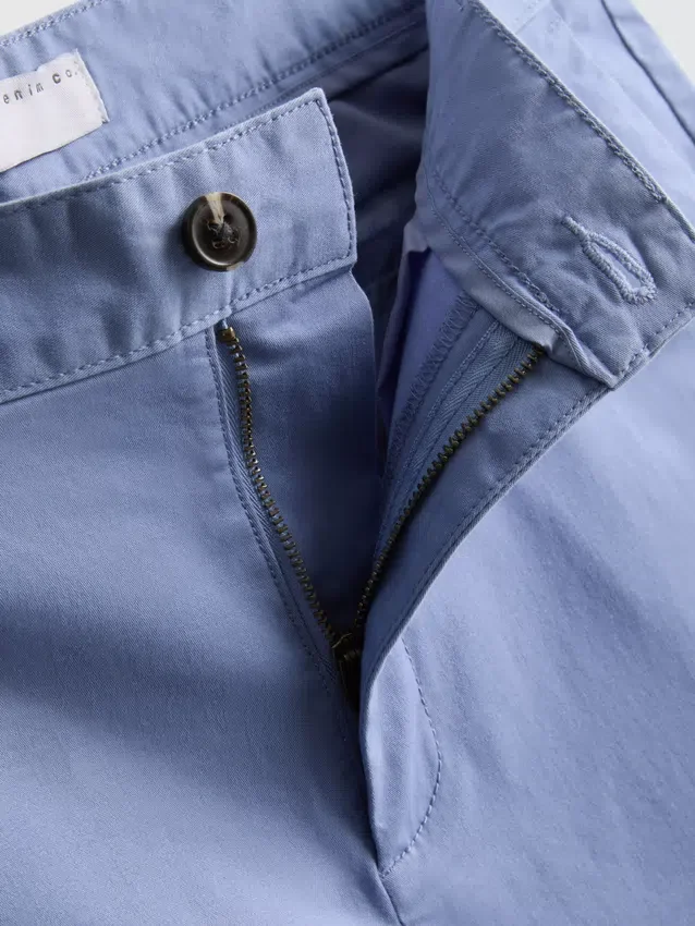 Chino-shorts med højt bomuldsindhold