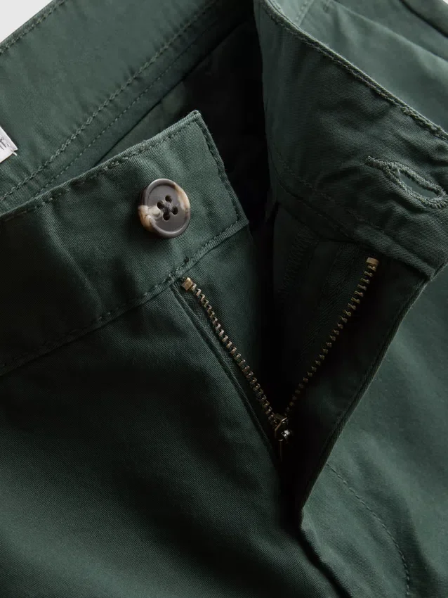 Chino-shorts med højt bomuldsindhold