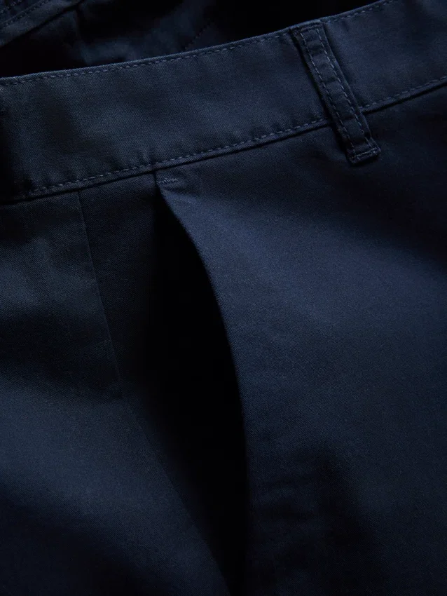 Chino-shorts med højt bomuldsindhold
