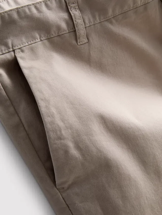 Chino-shorts med højt bomuldsindhold