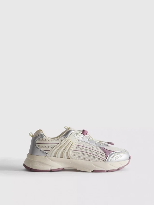 Chunky sneakers med vippelukning