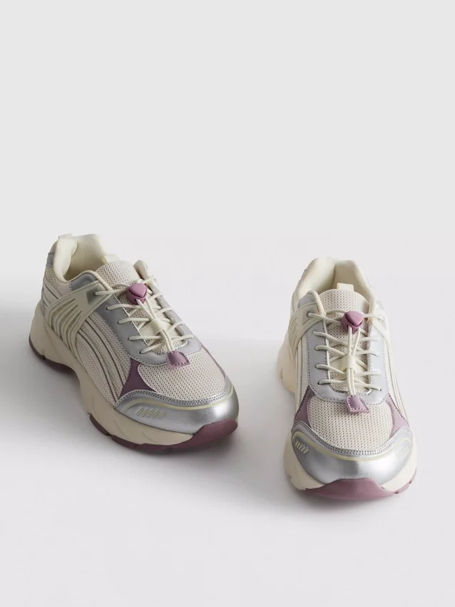 Chunky sneakers med vippelukning