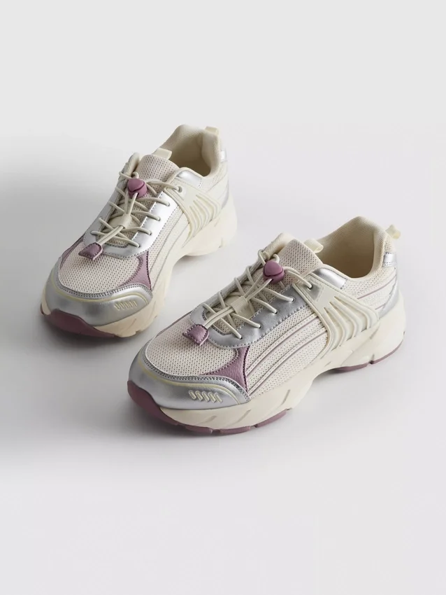Chunky sneakers med vippelukning