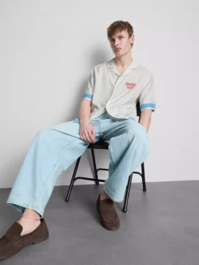 Coca-Cola-skjorte med korte ærmer
