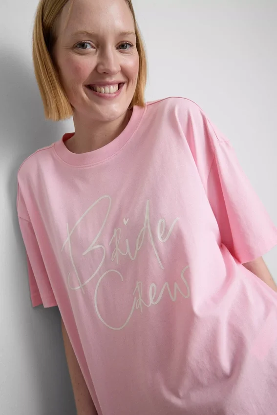 Cotton Bride T-shirt med rund hals