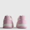 Court-sneakers med farveblokke