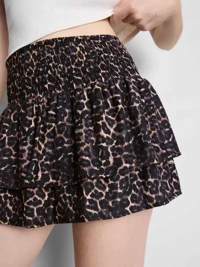 Crinkle mini rara-nederdel