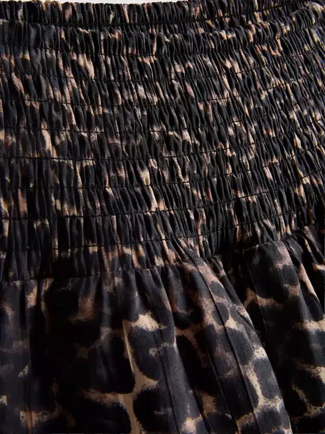 Crinkle mini rara-nederdel