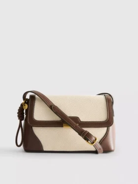 Crossbody-taske i imiteret læder