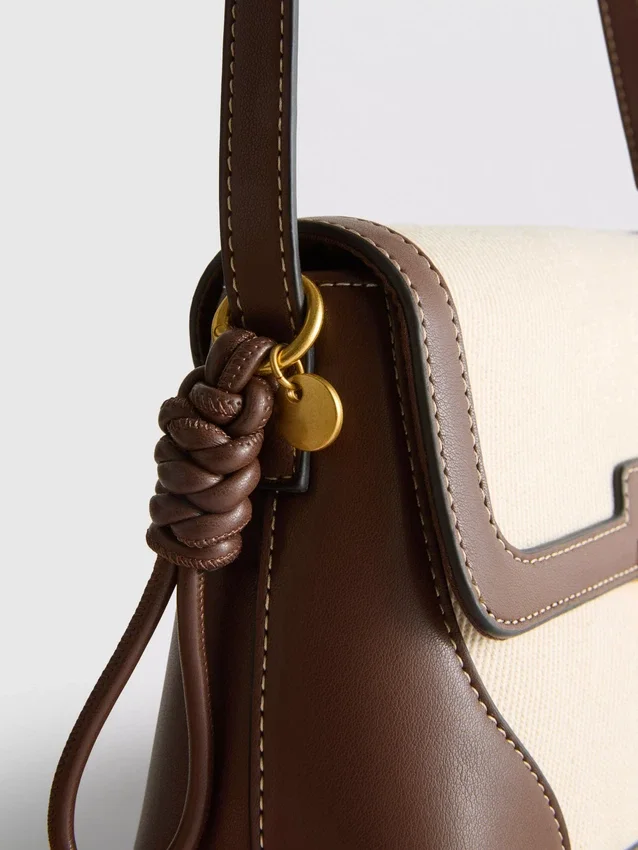 Crossbody-taske i imiteret læder