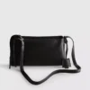 Crossbody-taske med dobbelt indsnit
