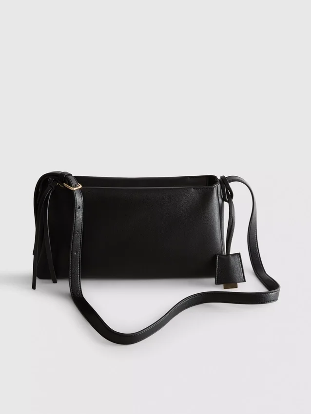 Crossbody-taske med dobbelt indsnit